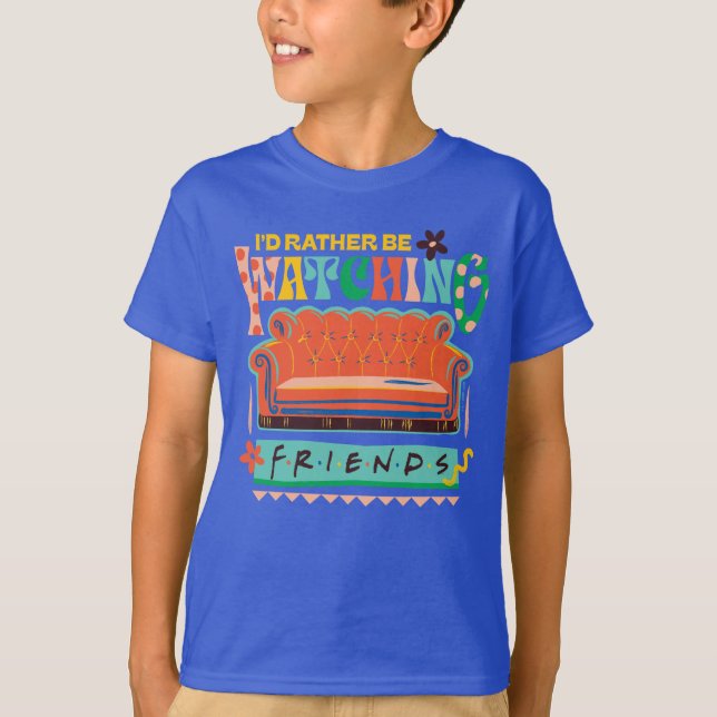 Camiseta Preferiría Estar Viendo Vibrantes Grapic De AMIGOS (Anverso)