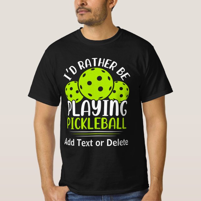 Camiseta Preferiría Jugar Al Baloncesto (Anverso)
