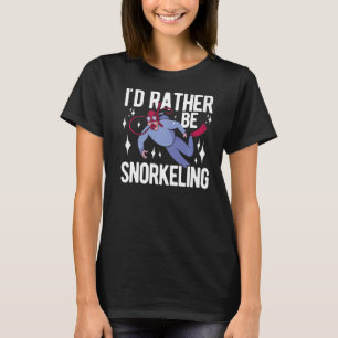 Camiseta Preferiría Snorkeling Apnoe Diver Scuba Underwa