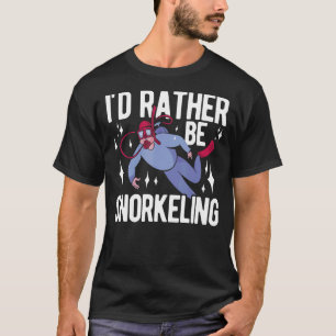 Camiseta Preferiría Snorkeling Apnoe Diver Scuba Underwa