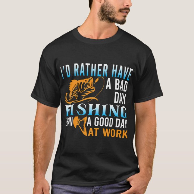 Camiseta Preferiría Tener Un Mal Día (Anverso)