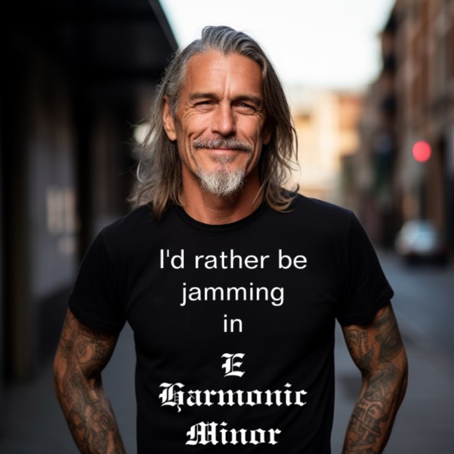 Camiseta preferiría tocar guitarra (Subido por el creador)