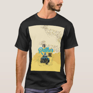 Camiseta Prefiere Estar En Quad Para Atv Y Wheeler 4x4