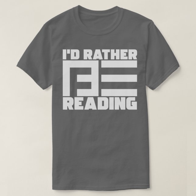Camiseta Prefiere Leer 1 (Diseño del anverso)