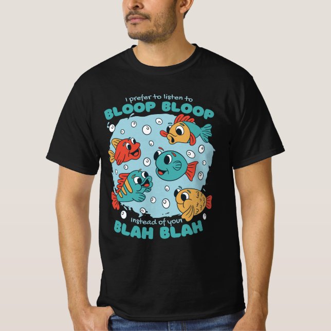 CAMISETA PREFIERO BLOOP EN LUGAR DE TU BLAH BLAH (Anverso)