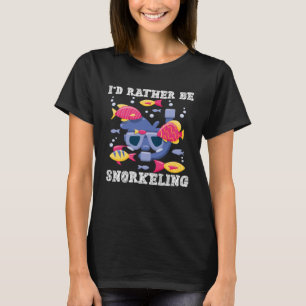 Camiseta Prefiero bucear en Snorkel