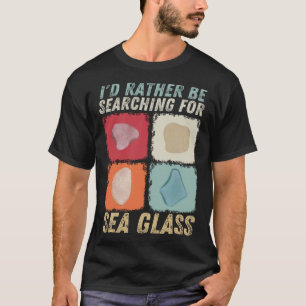 Camiseta Prefiero Buscar Vidrio Marítimo Protegiendo A Bea