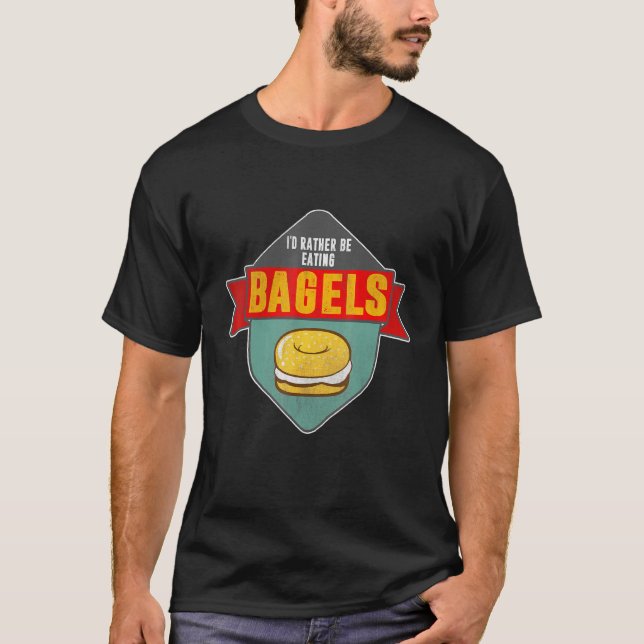 Camiseta Prefiero Comer Baker Baking Bagel (Anverso)