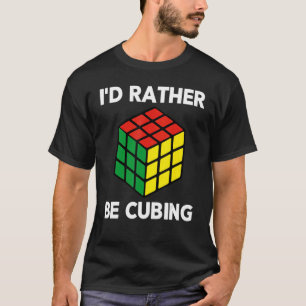 Camiseta Prefiero cortar el cubo del rompecabezas competiti