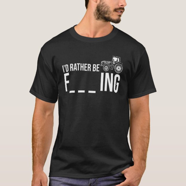 Camiseta Prefiero cultivar el Tractor D de Agricultura Agrí (Anverso)