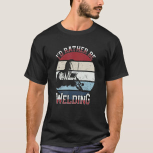 Camiseta Prefiero dar la bienvenida al atardecer retro de l