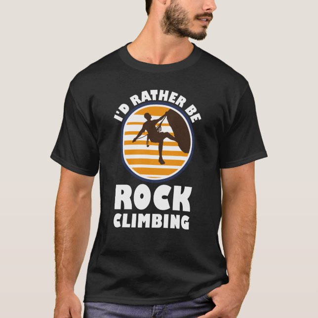 Camiseta Prefiero escalar rocas (Anverso)