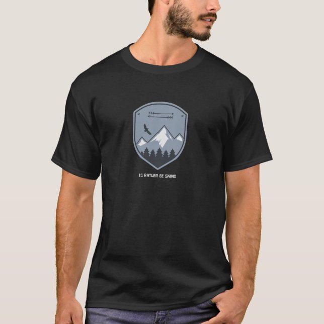 Camiseta Prefiero Esquiar (Anverso)