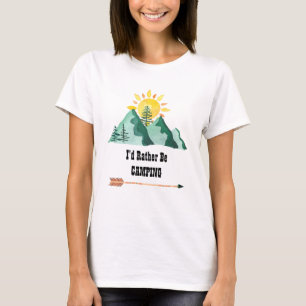 Camiseta Prefiero estar acampando