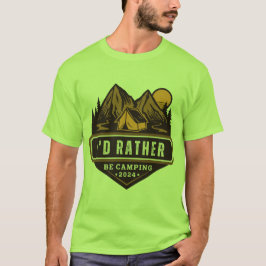Camiseta Prefiero estar acampando