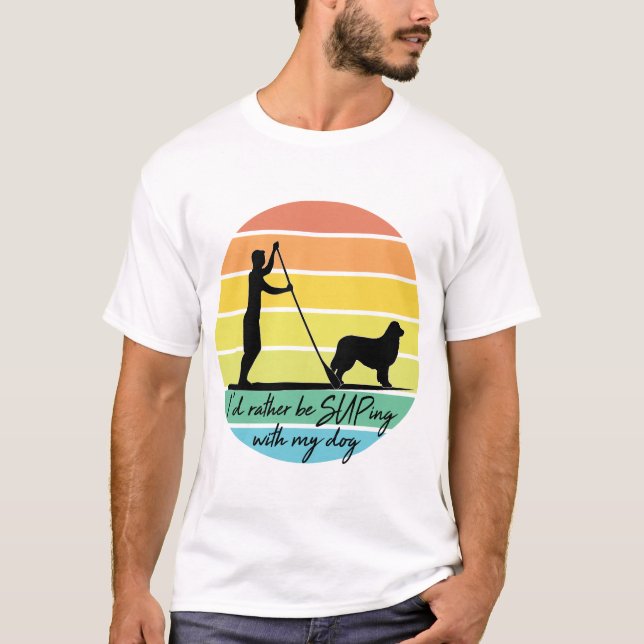 Camiseta Prefiero estar con mi suplicio de perro (Anverso)