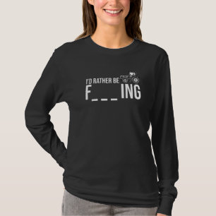 Camiseta Prefiero estar cultivando agricultor agricultura t