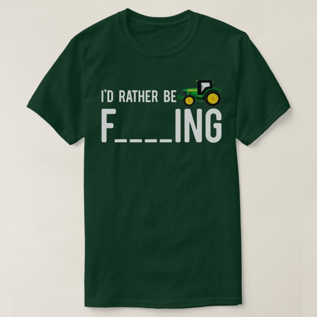 Camiseta Prefiero Estar Cultivando Graciosos Regalos De Agr (Diseño del anverso)