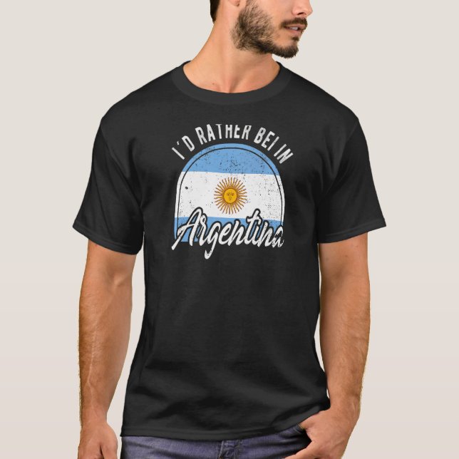 Camiseta Prefiero Estar En Argentina (Anverso)