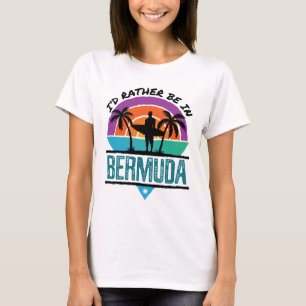 Camiseta Prefiero estar en Bermudas