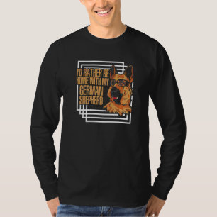 Camiseta Prefiero estar en casa con el dueño de mi perro pa