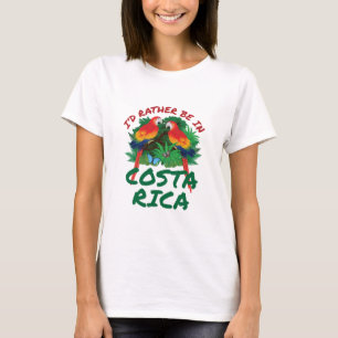 Camiseta Prefiero estar en Costa Rica de vacaciones