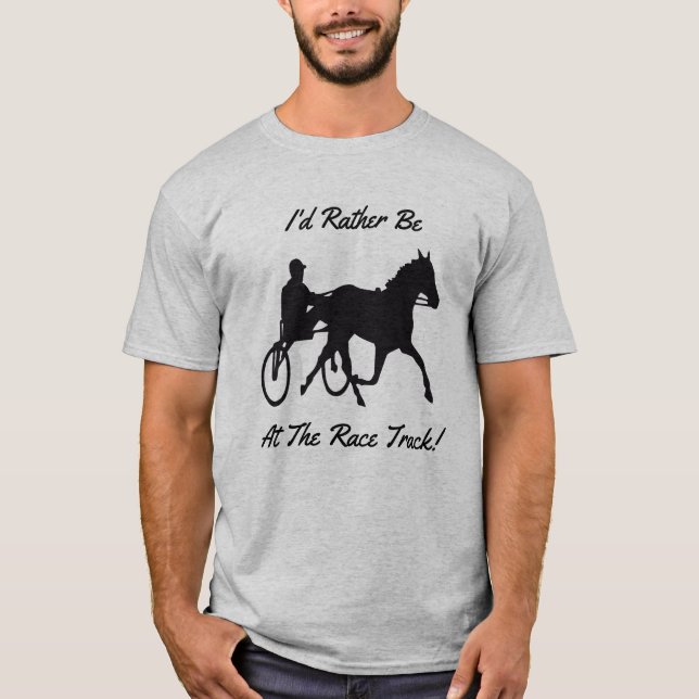 Camiseta Prefiero Estar En El Caballo De Raza (Anverso)