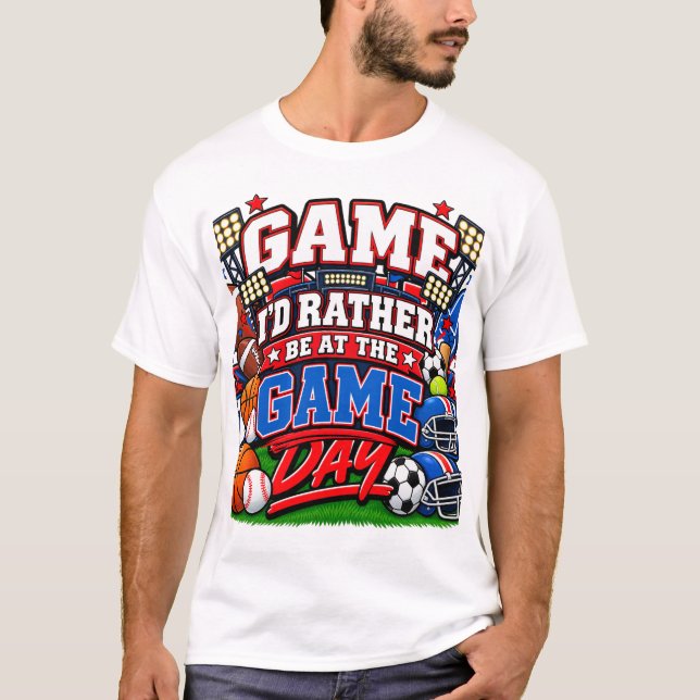Camiseta Prefiero estar en el juego (Anverso)