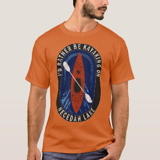 Camiseta Prefiero estar en Kayak en el lago Necedah en Wisc