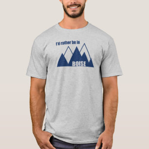 Camiseta Prefiero estar en la montaña Boise Idaho
