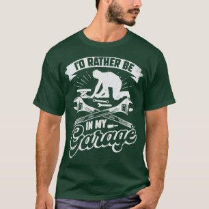 Camiseta Prefiero Estar En Mi Garaje