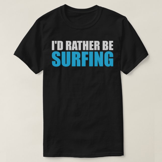 Camiseta Prefiero estar en Surfing Pullover (Diseño del anverso)