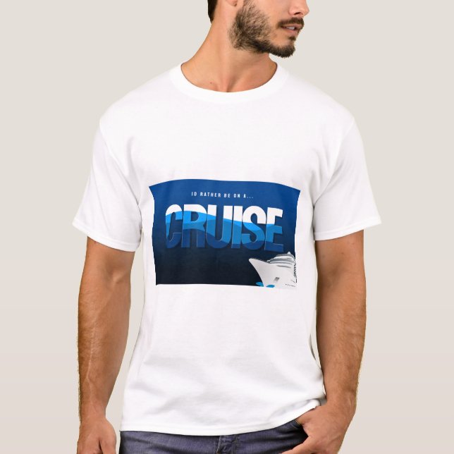 Camiseta Prefiero Estar En Un Cruise (Anverso)