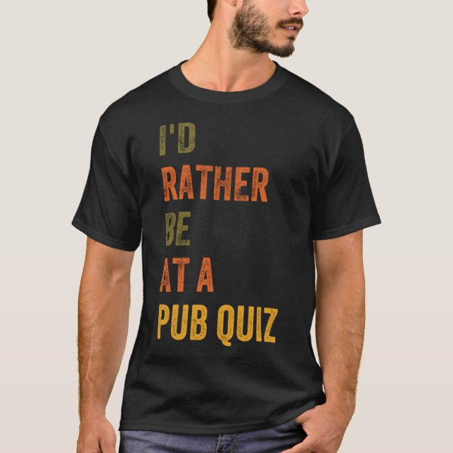 Camiseta Prefiero estar en un test de pub (Anverso)