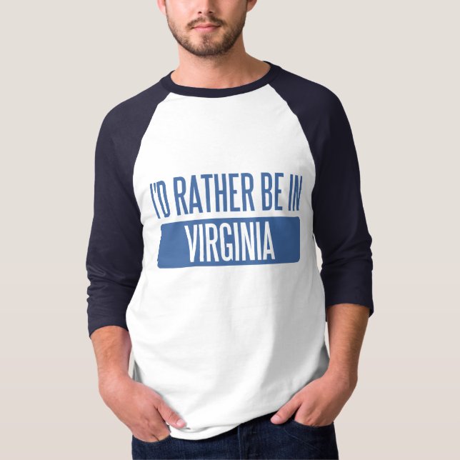 Camiseta Prefiero estar en Virginia (Anverso)