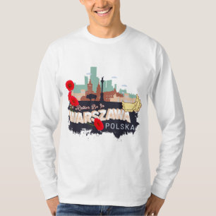 Camiseta Prefiero estar en Warszawa Polska - Vieja Varsovia