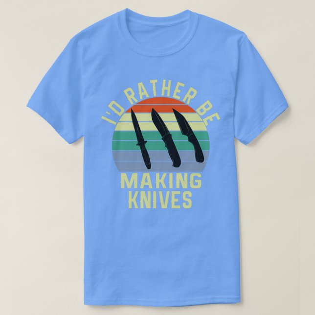 Camiseta Prefiero Estar Haciendo Knives (Diseño del anverso)