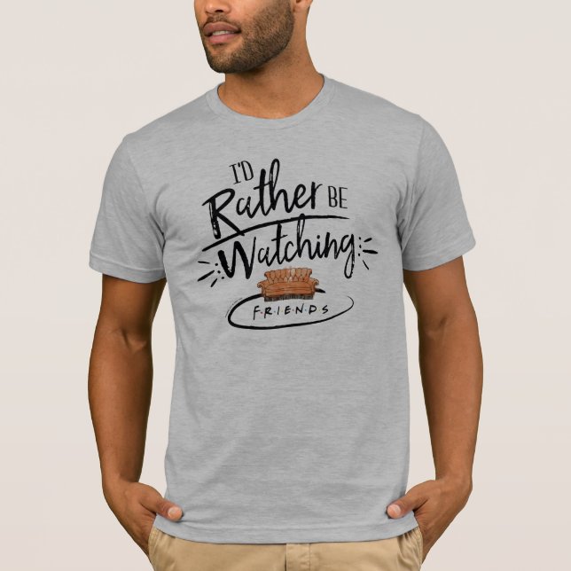 Camiseta Prefiero estar viendo a mis amigos™ (Anverso)