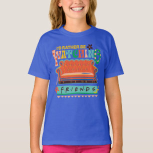 Camiseta Prefiero Estar Viendo FRIENDS™ Gráfico Vibrante
