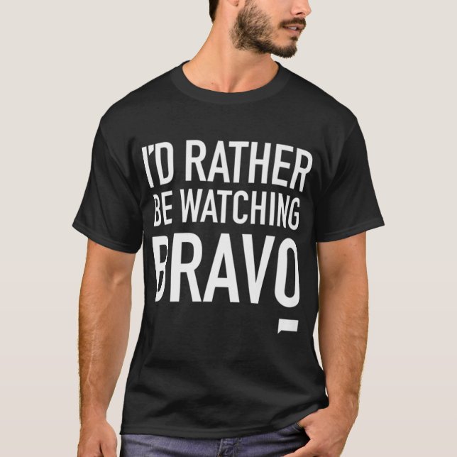 Camiseta Prefiero Estar Viendo La Prima Deslizada De Bravo (Anverso)