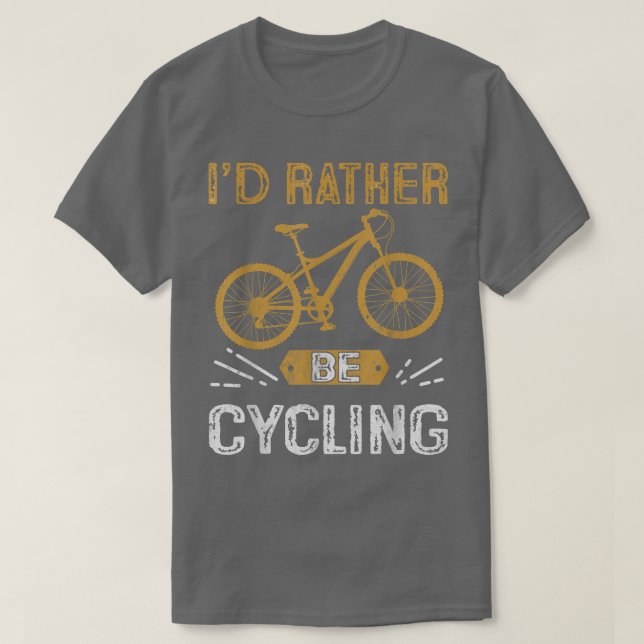 Camiseta Prefiero ir en bicicleta (Diseño del anverso)