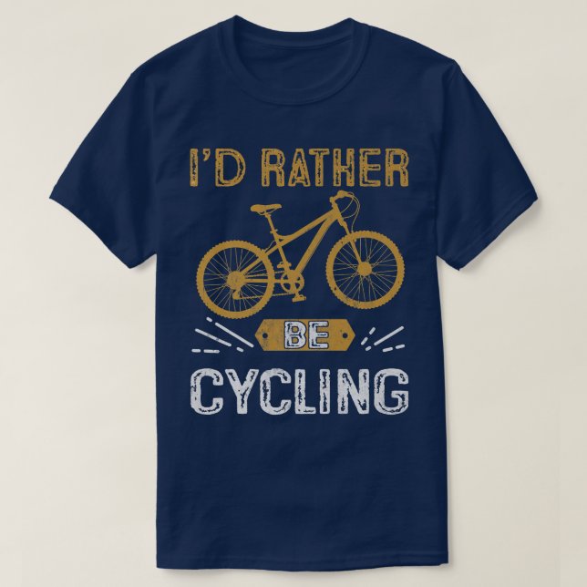 Camiseta Prefiero ir en bicicleta (Diseño del anverso)