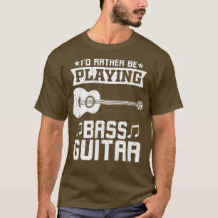 Camiseta Prefiero Jugar A Bass Guitar Premium