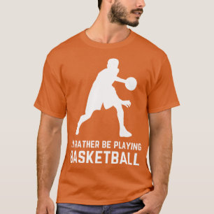 Camiseta Prefiero jugar al baloncesto