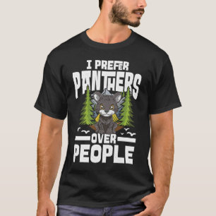 Camiseta Prefiero las panteras a las personas por una pante