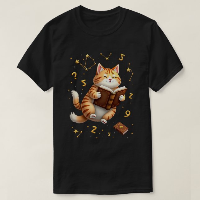Camiseta Prefiero leer el libro de Cat Space Booktok Dark A (Diseño del anverso)