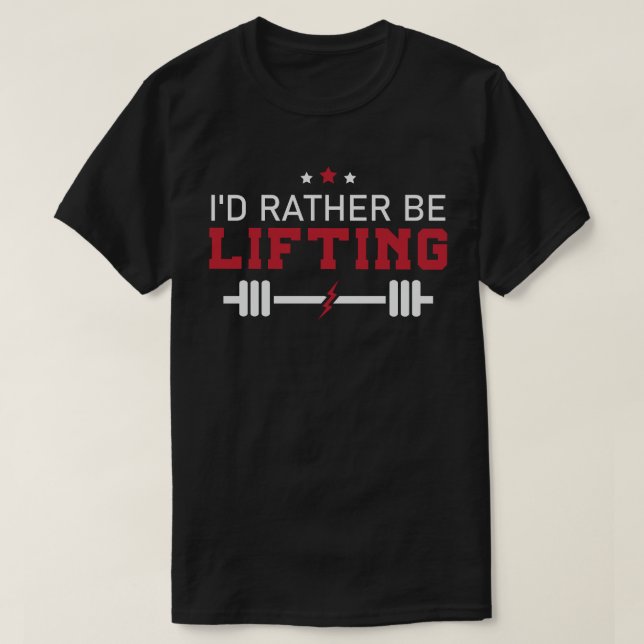 Camiseta Prefiero Levantar (Diseño del anverso)