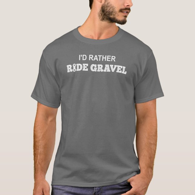 Camiseta Prefiero Montar Gravel (Anverso)