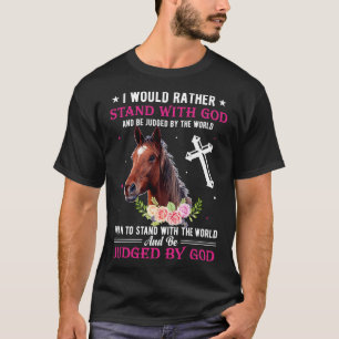 Camiseta Prefiero pararme con un divertido regalo de caball