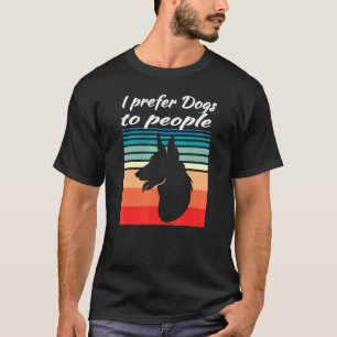Camiseta Prefiero Perros A Los Alemanes Pastores